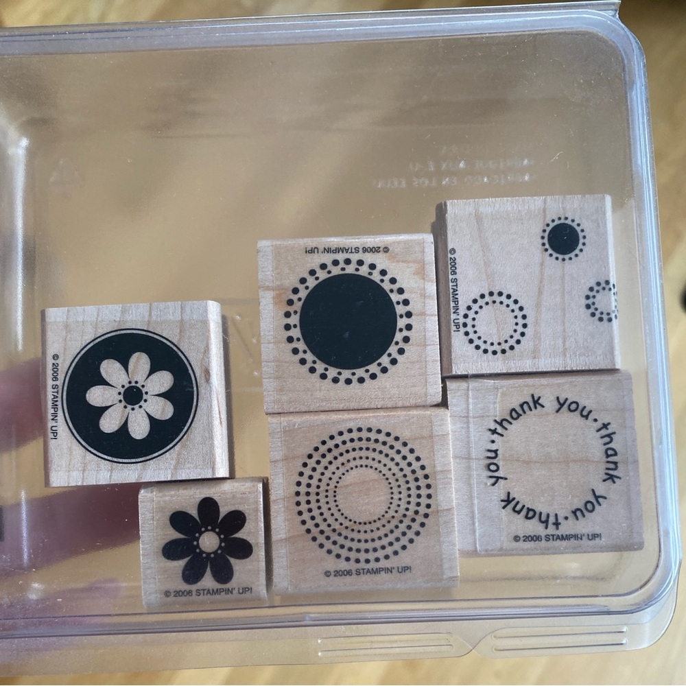 Stampin' Up! Wooden Stamp Set Seeing Spots